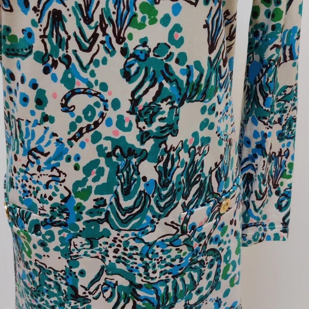 Lilly Pulitzer Safari Print Tunic Size Small - Picture 2 of 6